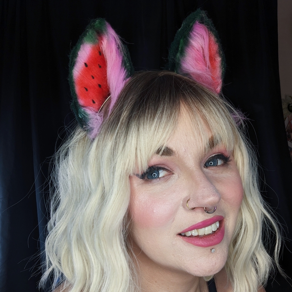 Watermelon Cat Ears
